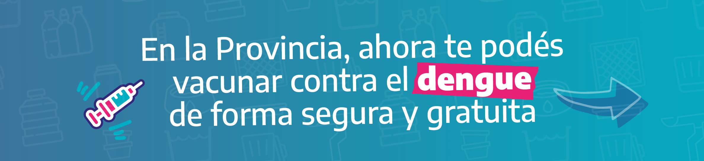 En la Provincia, ahora te podés vacunar contra el dengue