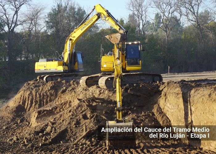 Ampliación del Cauce del Tramo Medio del Río Luján, Etapa I