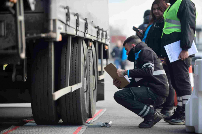 En el transporte de cargas, se detectaron 108.400 kilos de exceso de peso.