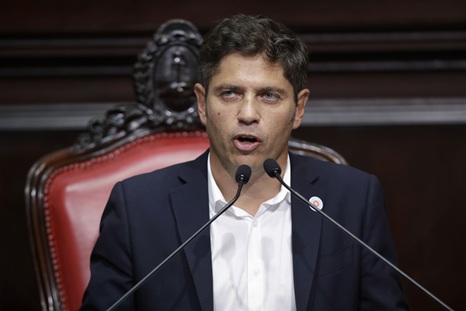 Kicillof: “No permitiré que los bonaerenses queden librados a la prepotencia de un presidente que no respeta la democracia"