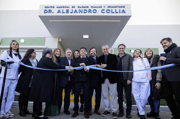 Kicillof durante la inauguración del CAPS