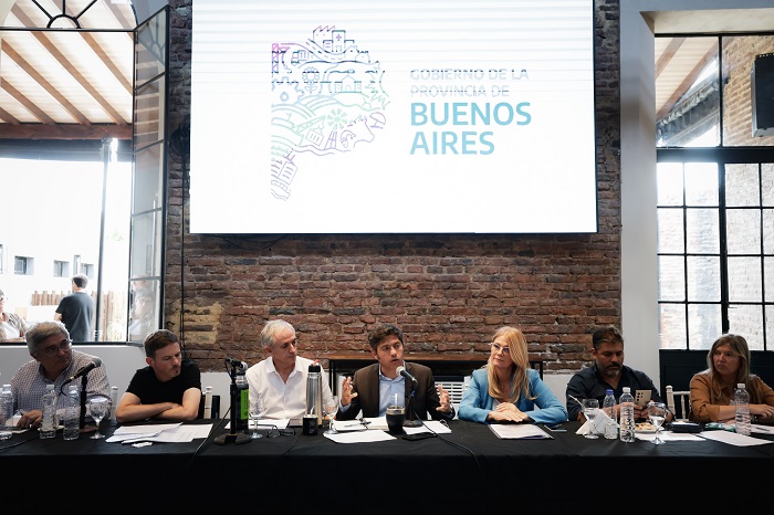 Kicillof se reunió con empresarios y representantes de distintos sectores productivos