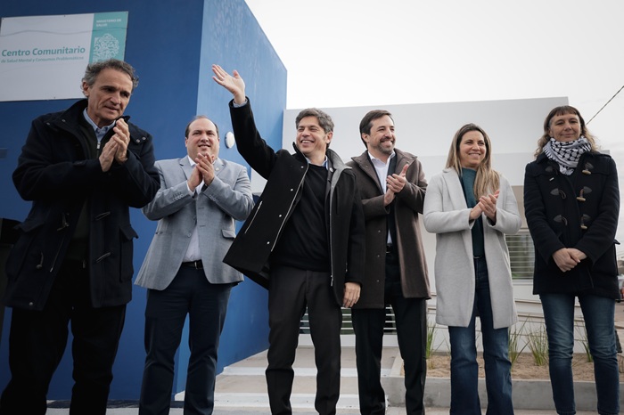 Kicillof inauguró un nuevo Centro Comunitario de Salud Mental