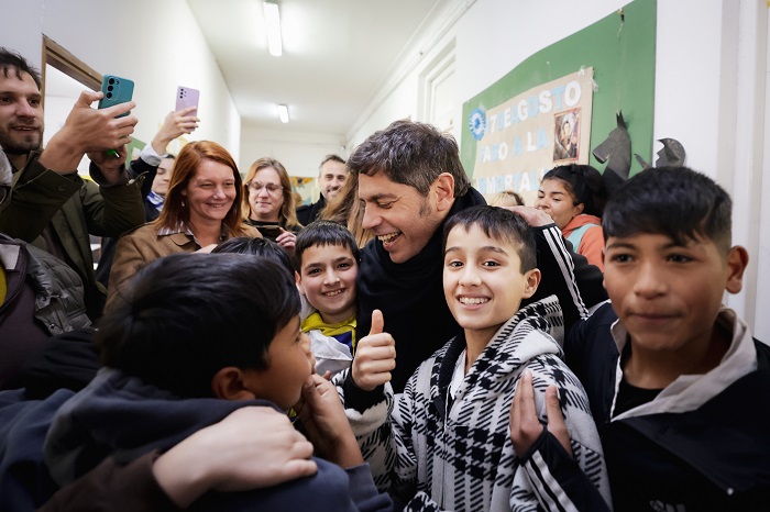Kicillof inauguró la obra de ampliación y puesta en valor de la Escuela Primaria N°41