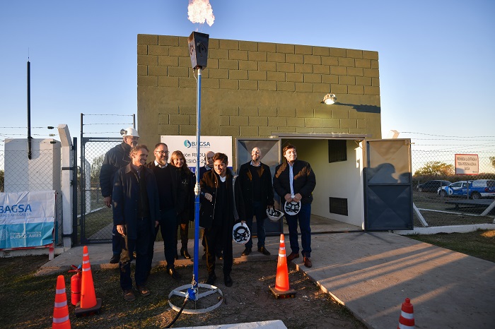 Kicillof inauguró un gasoducto que potencia la red de gas natural en Daireaux