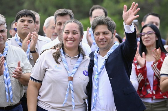 Kicillof participó de una jornada de formación y prevención de incendios forestales