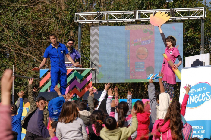 En La Plata, más de 700 niñas, niños y adolescentes participaron de los festejos por el Mes de las Niñeces