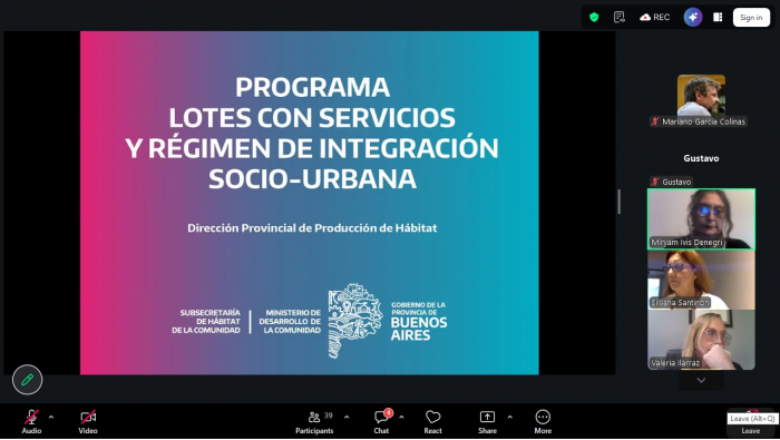 Gestión y abordaje en Hábitat