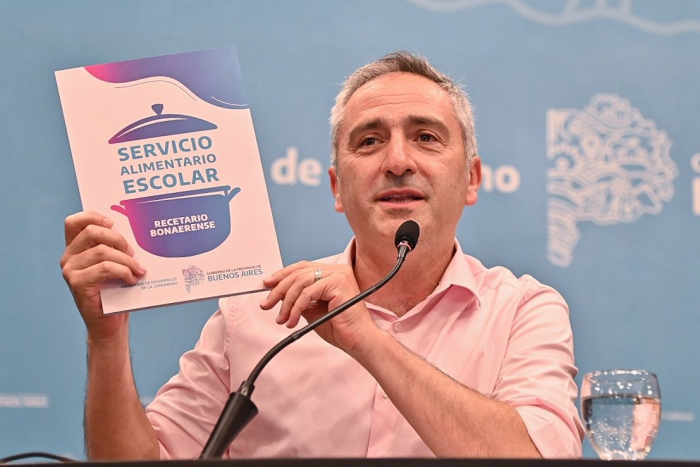 Provincia presentó el 1° Recetario Bonaerense del Servicio Alimentario Escolar En Casa de Gobierno