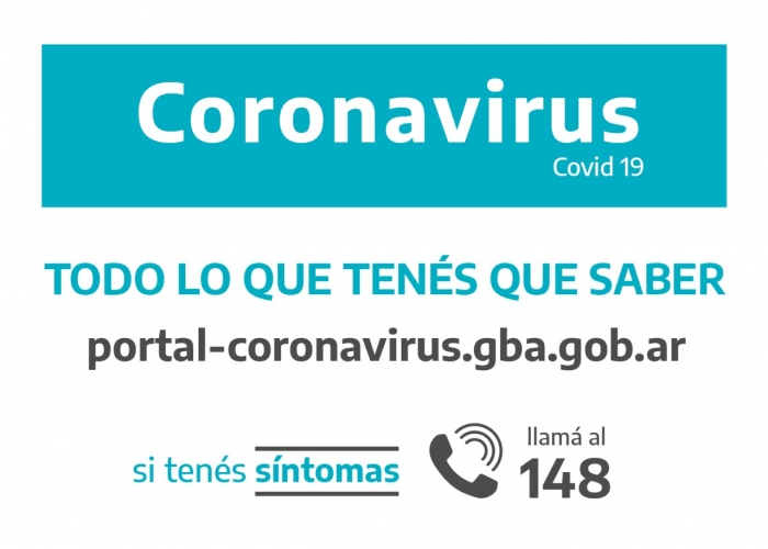 Accedé al portal de Provincia sobre coronavirus