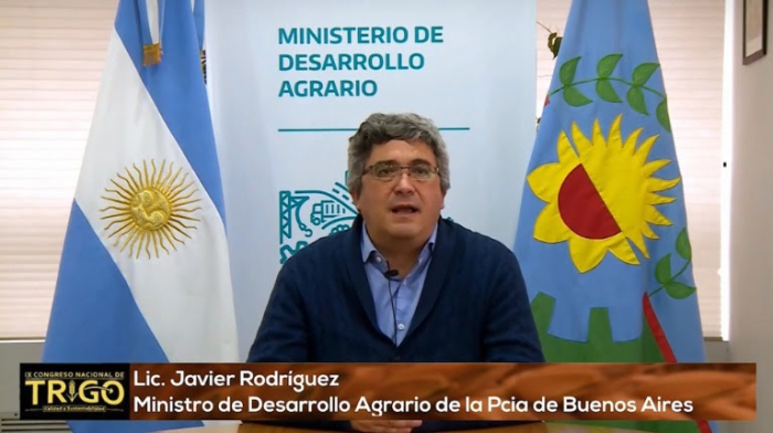 Rodríguez destacó que se espera una "muy buena" campaña de trigo en la Provincia