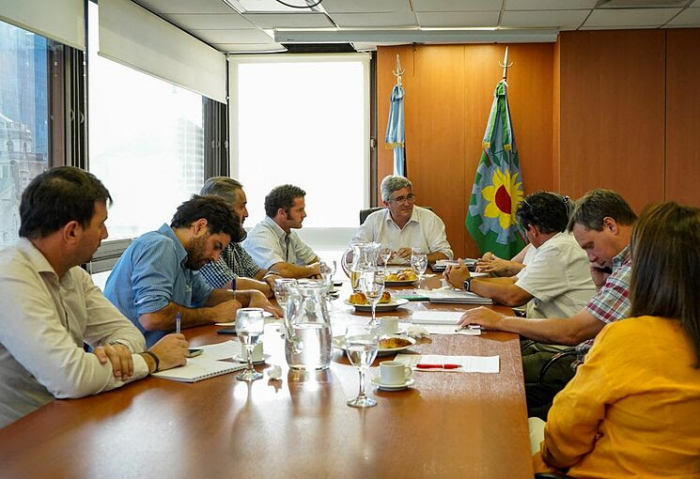 El ministro Javier Rodríguez recibió a las autoridades de CARBAP