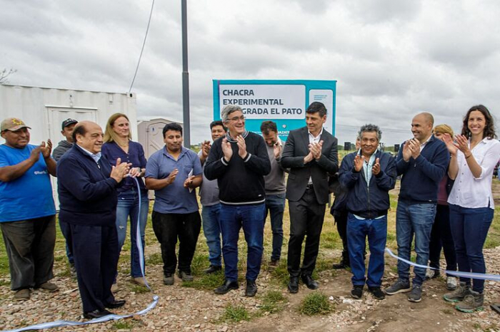 El ministro Javier Rodríguez presentó la Chacra Experimental El Pato en Berazategui