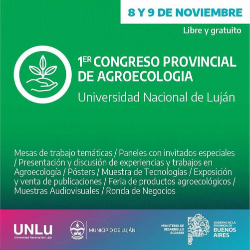 El MDA convoca al 1er Congreso Provincial de Agroecología