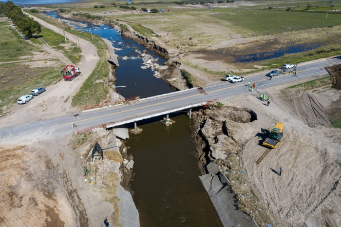 El Ministerio de Infraestructura comenzó con la reconstrucción de Bahía Blanca