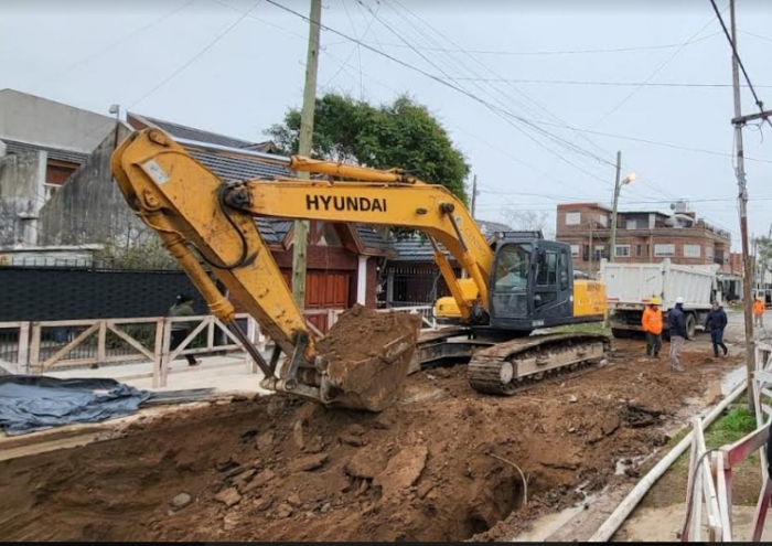 Avanzan las obras hidráulicas