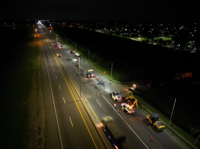 Iniciaron las obras de repavimentación de la Autopista Buenos Aires – La Plata