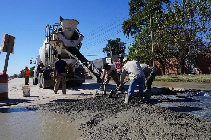 Avanzan las obras de Vialidad