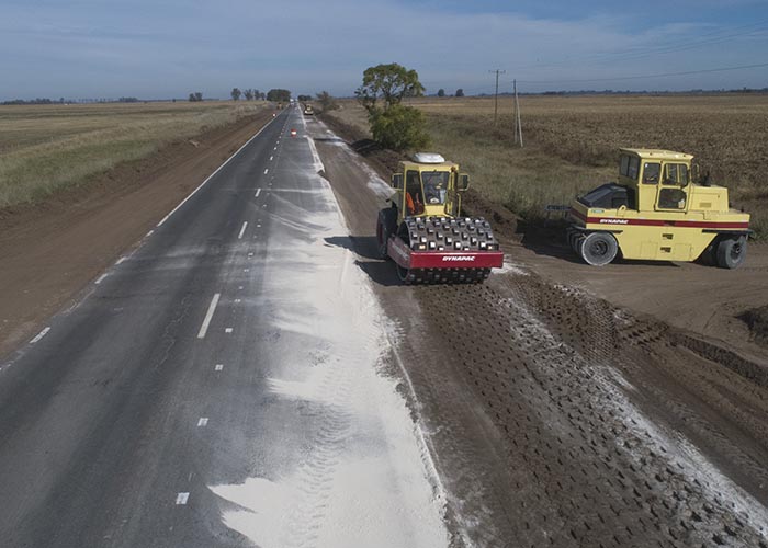 La Provincia inició la obra de repavimentación de la Ruta Provincial N° 65