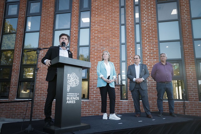 Saladillo: Kicillof y Alvarez Rodríguez recorrieron la Casa de la Provincia