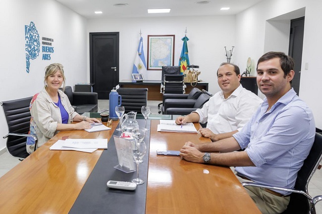 Alvarez Rodríguez recibió al intendente de Trenque Lauquen