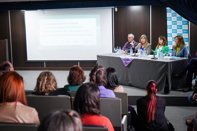 Alvarez Rodríguez participó de la presentación de la Mesa Provincial de Lactancia