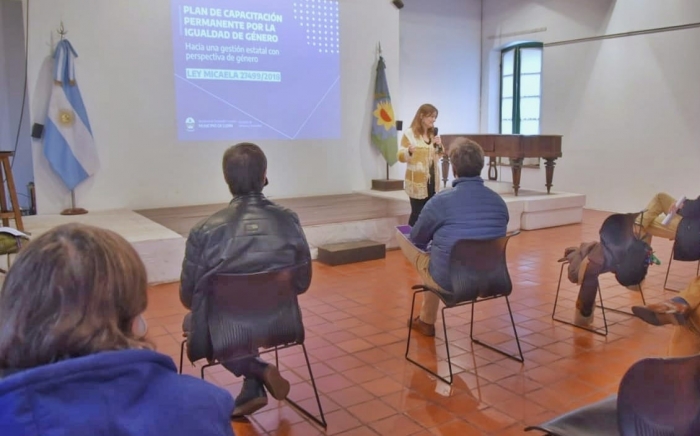 La Ministra Estela Díaz junto al Intendente de Luján Leonardo Boto firmaron el Convenio para la implementación del Fondo Especia