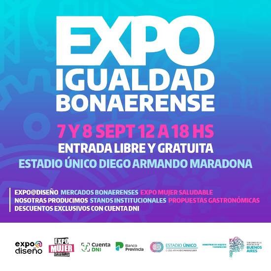 Llega la Expo Igualdad Bonaerense