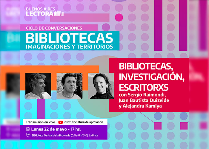 Nueva edición del Ciclo “Bibliotecas: imaginaciones y territorios”