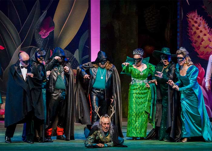 El domingo se ofrecerá la última función de la ópera “Falstaff”