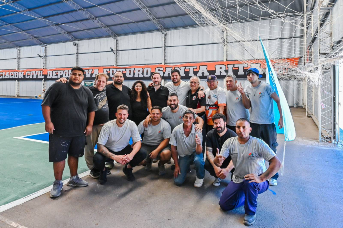 Se realizó una nueva jornada solidaria “Braian Toledo” en el club Futuro Santa Rita de San Isidro