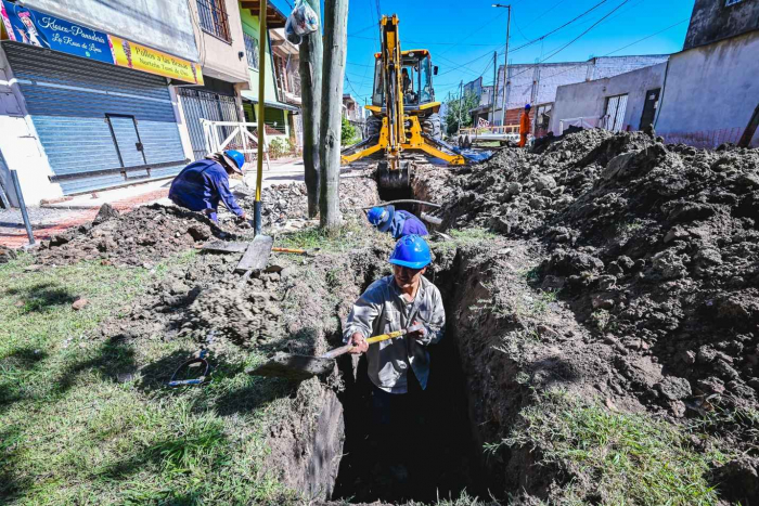 Construcción de la red cloacal para Villa Argüello: 5.000 vecinos beneficiados