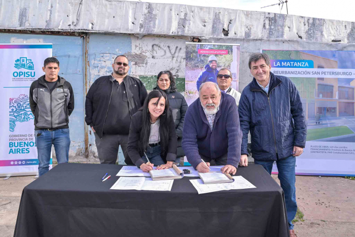 Comenzó la construcción de 48 viviendas en La Matanza