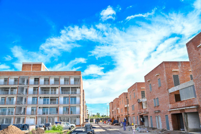 Avanza la construcción de complejos habitacionales en San Justo
