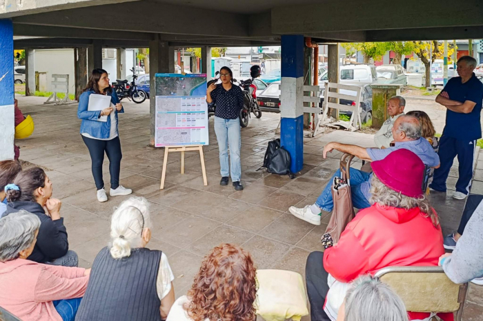 OPISU impulsa obras y promueve la participación comunitaria en el barrio Centenario 