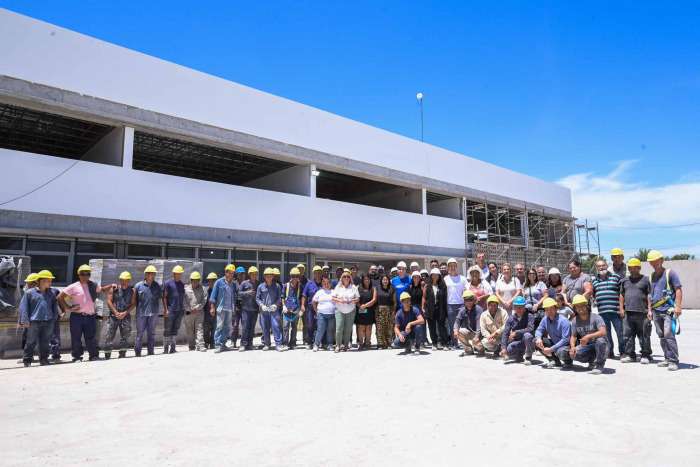 Barrios y Mantegazza recorrieron el Polo Educativo