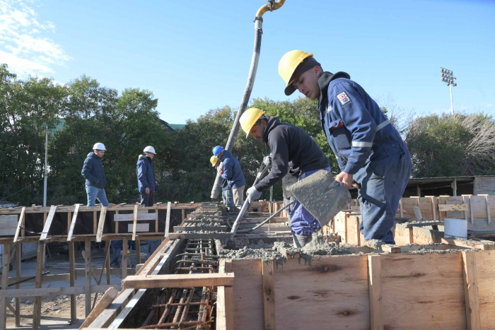 Avanza la construcción del centro comunitario en Villa Tranquila