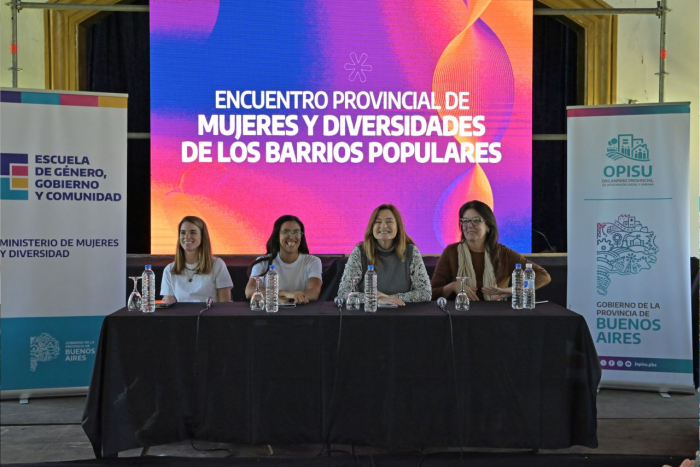 Encuentro Provincial de Mujeres y Diversidades de Barrios Populares en la República de los Niños. 