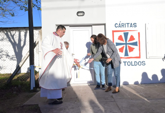 Los Toldos: finalizaron las obras en la capilla Virgen del Carmen que cumple un rol clave en la integración de la comunidad
