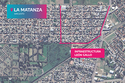 Continua a toda marcha la reurbanización en comunidades de San Justo