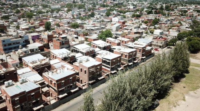 Continúa la construcción del complejo habitacional Pilcomayo