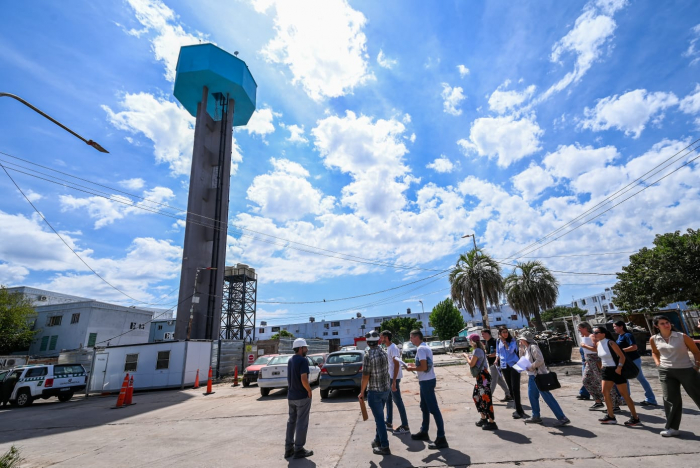 Avanza la reurbanización integral del barrio Presidente Sarmiento con obras de infraestructura y espacio público
