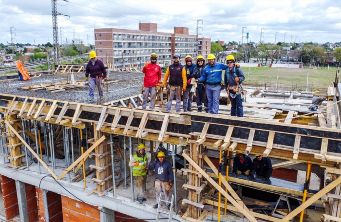Avanza la construcción de 80 viviendas en La Matanza