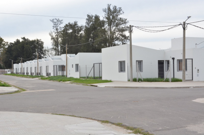 Las nuevas viviendas en Romero.