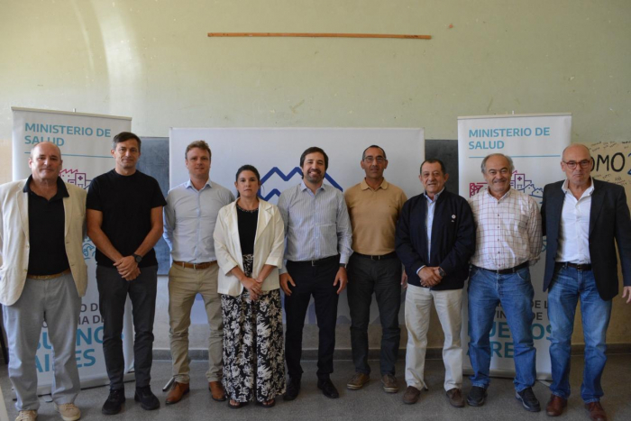 Kreplak con intendentes de la RS IX. Kreplak con intendentes de la RS IX.