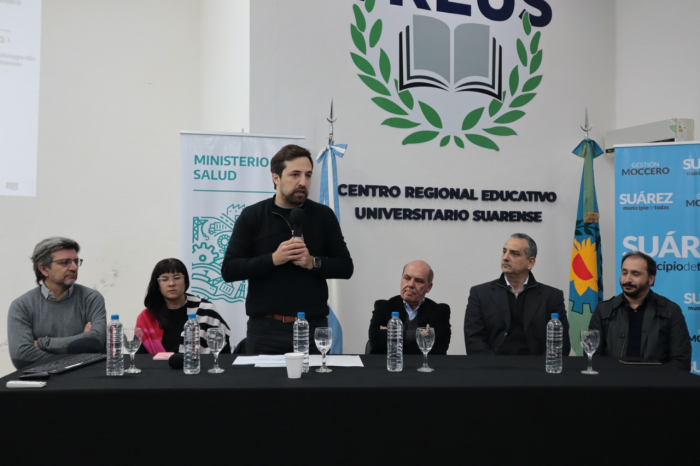 Kreplak encabezó el Consejo Regional de Salud de la RS I en Suárez