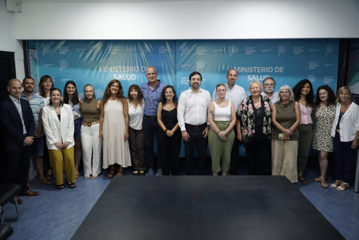 La reunión en la Sala de Situación del ministerio.