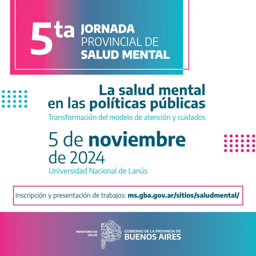 Ya abrió la inscripción para la presentación de trabajos sobre salud mental