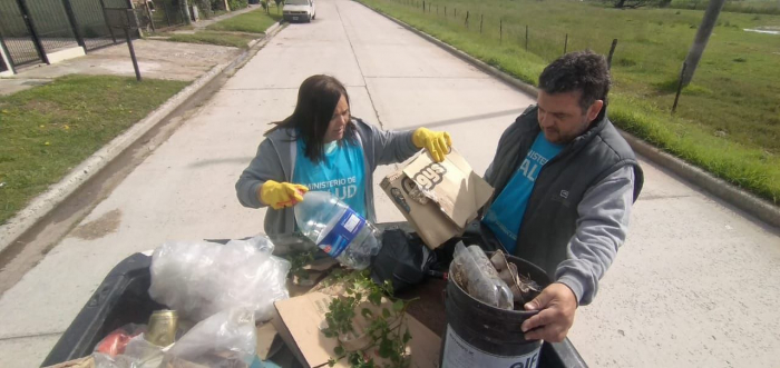 Salud bonaerense refuerza el descacharreo para prevenir el dengue Salud bonaerense refuerza el descacharreo para prevenir el dengue