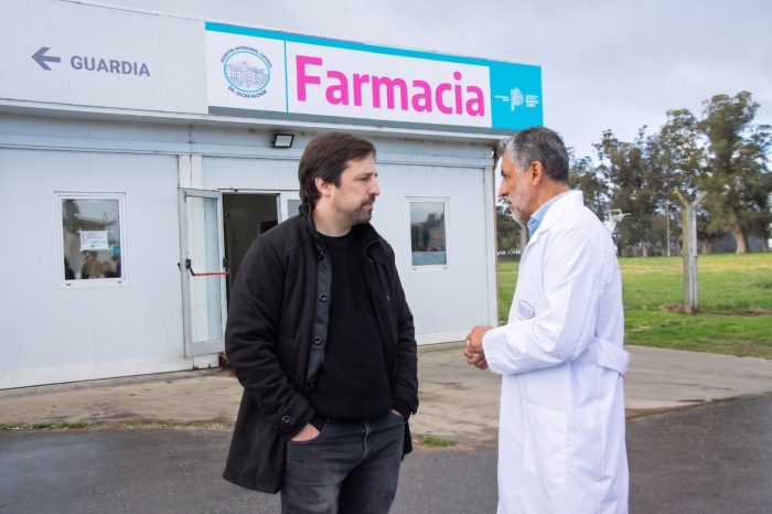 Kreplak visitó el hospital y cuestionó el desfinanciamiento nacional en salud 